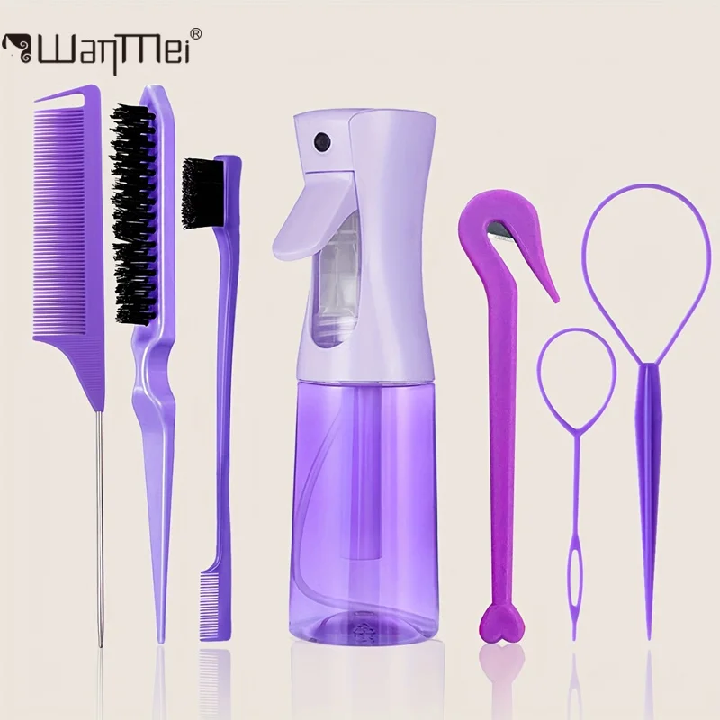 Hair Care Spray - 7 adet/takım Profesyonel Kuaförlük Seti Aracı