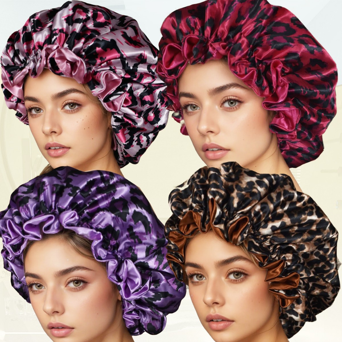 Hair Care Sunsilk - Yazlık Saten Çift Katmanlı Gece Şapkası