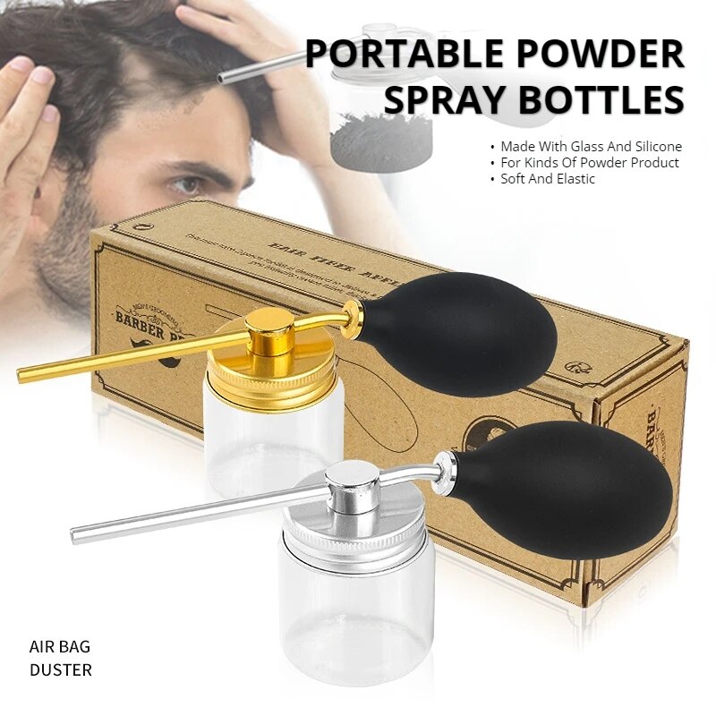 Hair Care Brand - Doldurulabilir berber pudra sprey şişesi saç