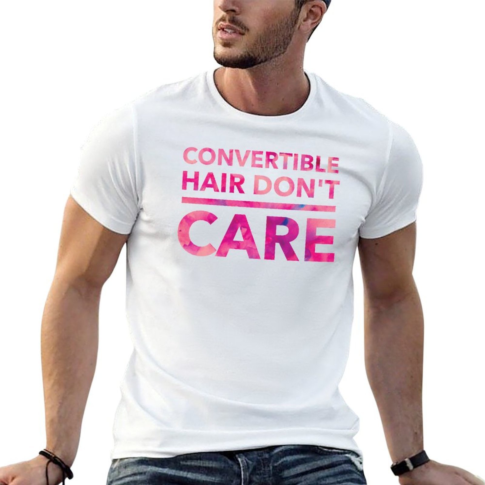 Hair Care Luxury Brands - Dönüştürülebilir Saç Don't Care T-Shirt tişört
