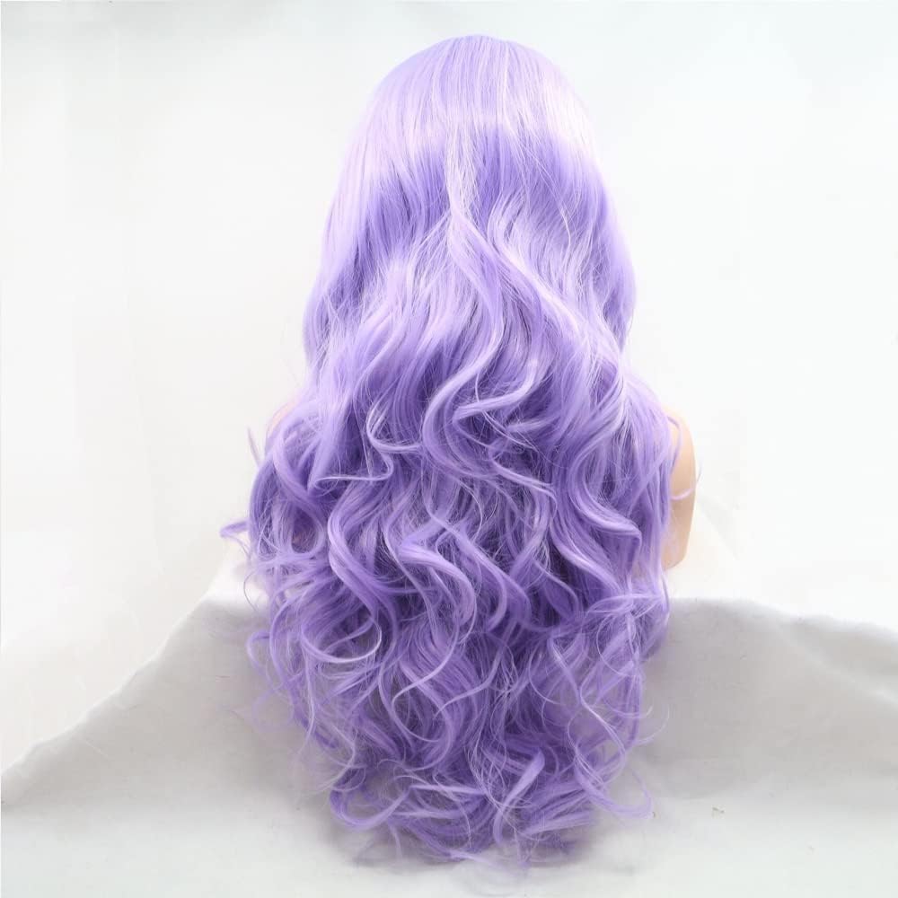 Hair Care Wavy Hair - Sylvia Uzun Dalgalı Mor Saç Peruk