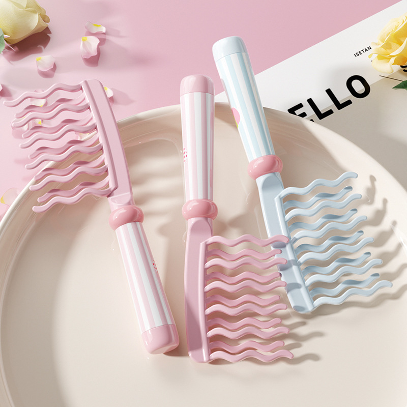 Hair Care Wavy Hair - Çift Sıralı Dalgalı Dişli Saç Şekillendirme