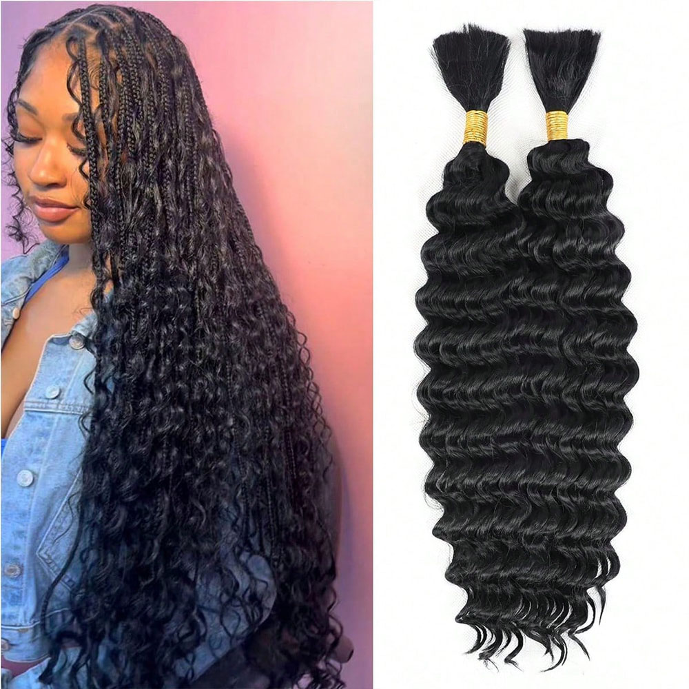 Hair Care Wavy Hair - 28 İnç Boho Örgüler İçin Derin