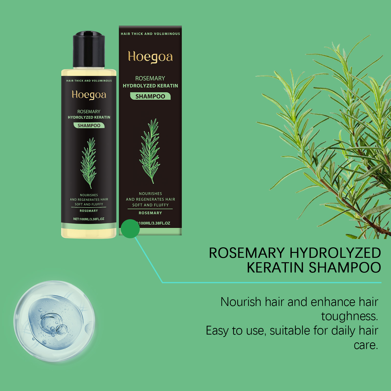 Hoegoa Biberiye Saç Şampuanı H - Rosemary Hair Oil incelemesi ve fiyatı