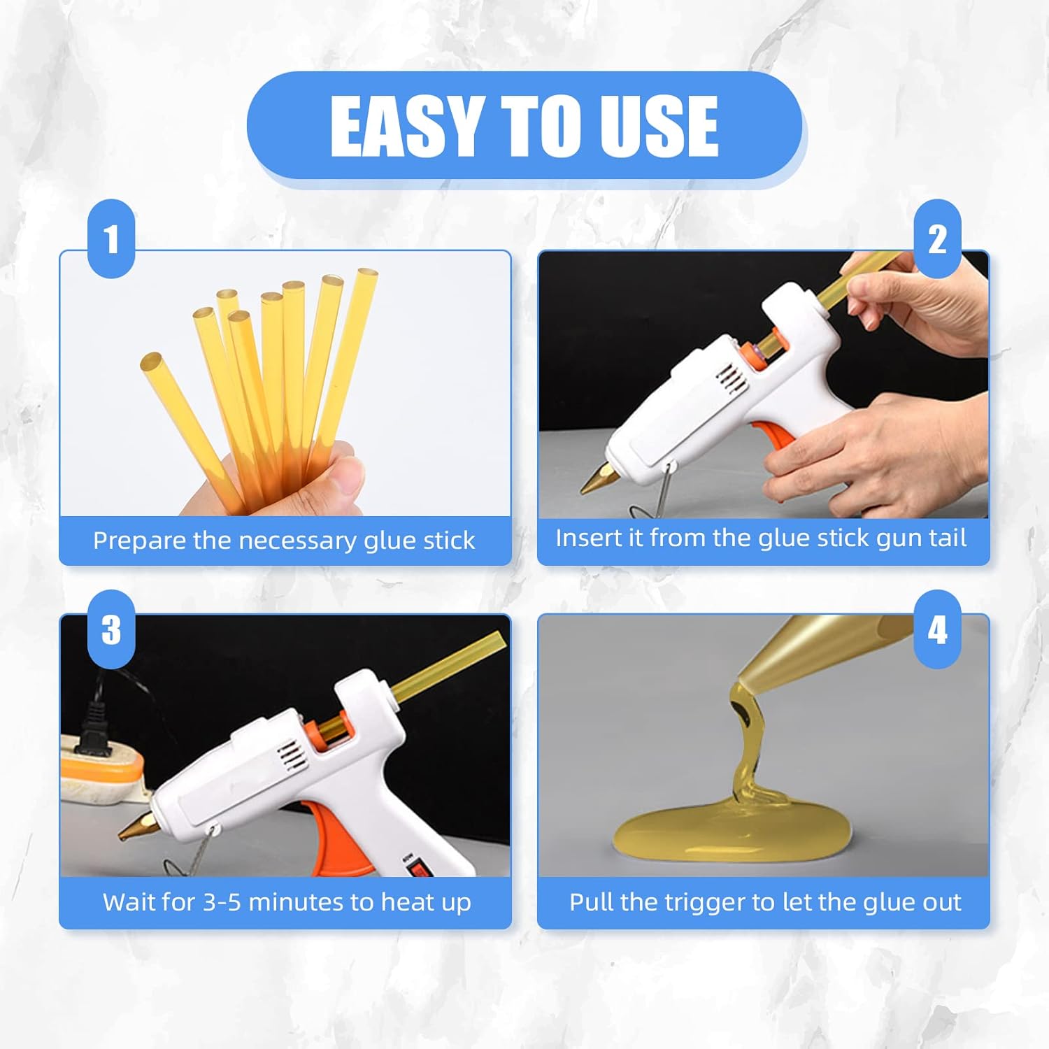 12 adet Keratin tutkal çubukla - Glue Gun Hair incelemesi ve fiyatı