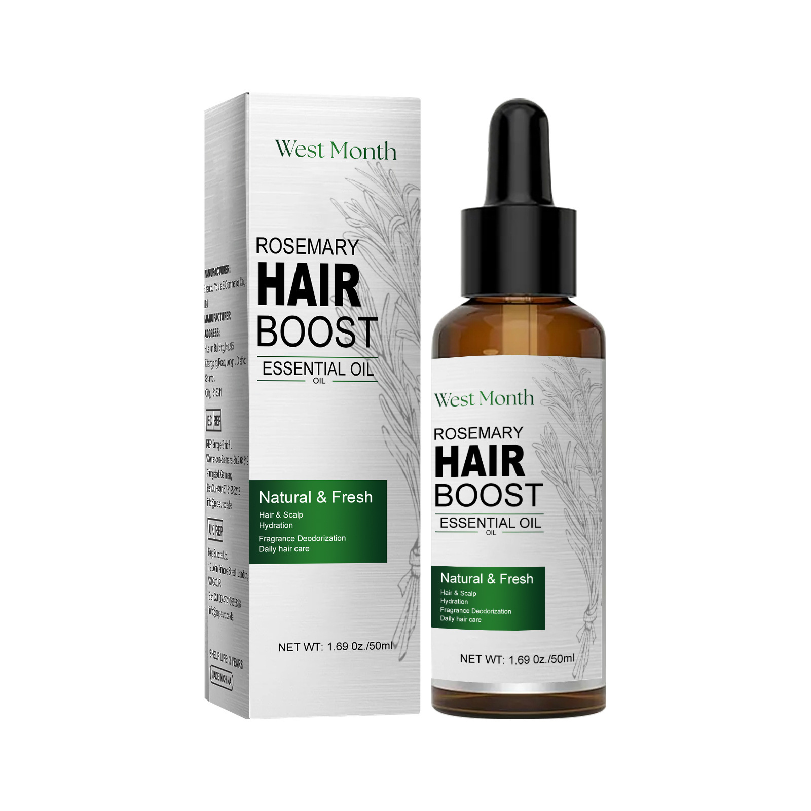 Saç büyüme uçucu yağ biberiye  - Rosemary Hair Oil incelemesi ve fiyatı